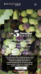 Mobile Screenshot of manzanoswines.com